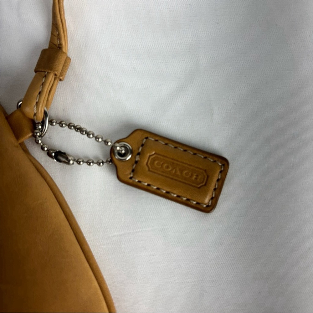 Coach Tan Leather Wristlet - Picture 5 of 6